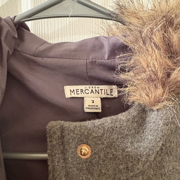 J. Crew Womens wool blend pea coat - Picture 3 of 4